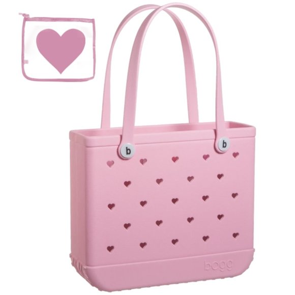 BOGG BAG Handbags - Baby Bogg Bag Pink Hearts Valentine's Day